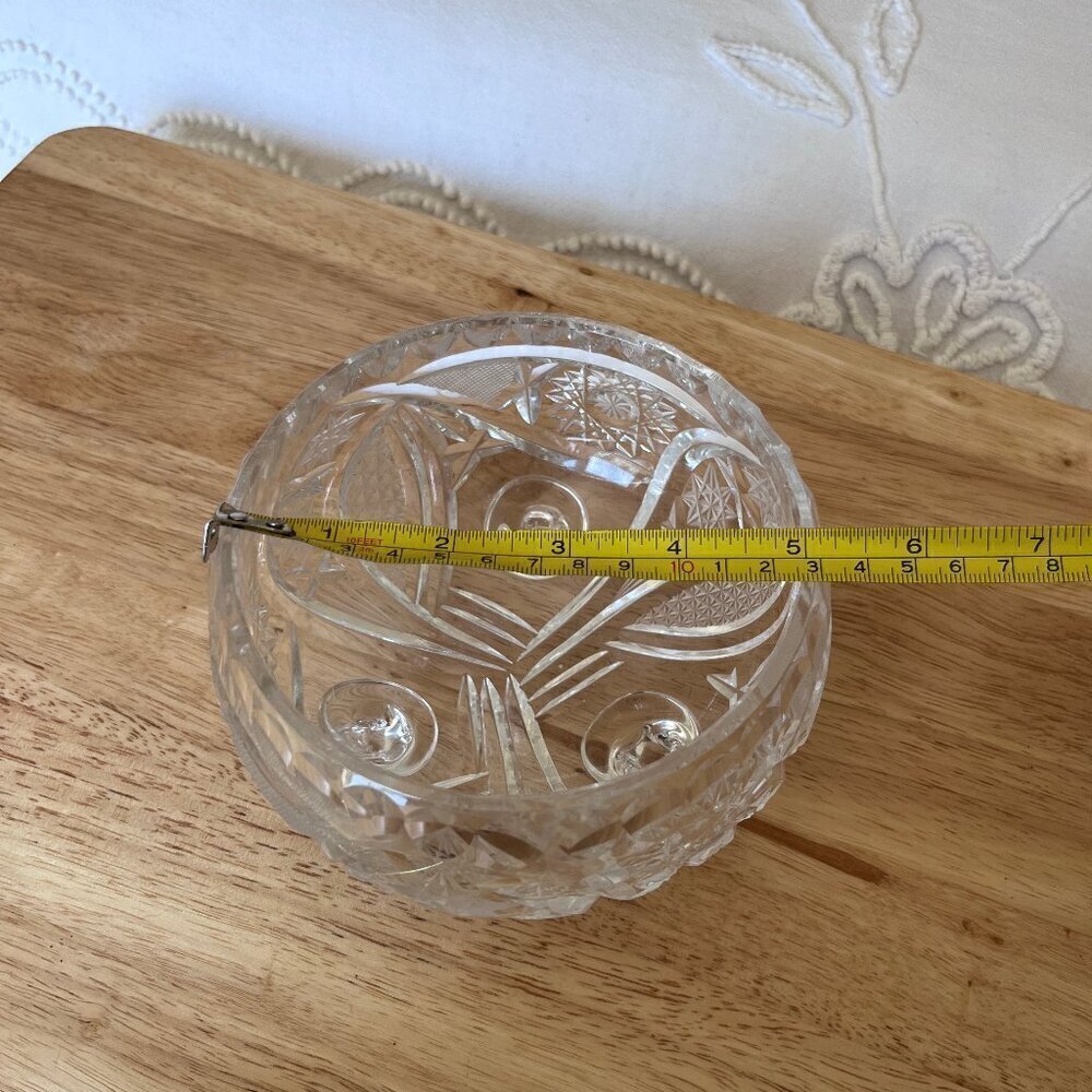 Crystal Fruit Bowl by A. Jabtonski, 1980s - Picture 8 of 9